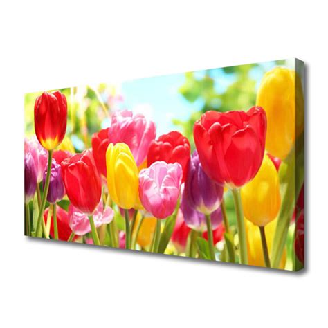 Tulipany Kwiaty Ro Lina Obraz Canvas Tulup Pl