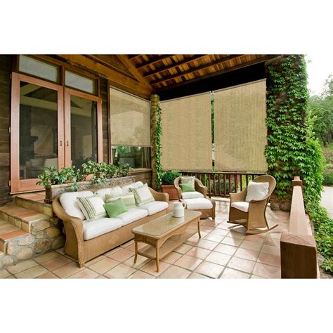 Shop our selection of custom patio shades and receive free samples, no sales tax, and free shipping!* Coolaroo Select Southern Sunset 90% UV Block Exterior ...
