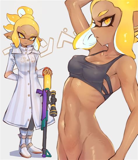 Inkling Inkling Girl And N Pacer Splatoon And 1 More Drawn By