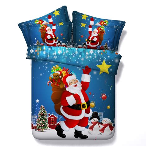 Save 10% when purchasing a bedding set. Christmas Bedding set duvet covers Super King queen size ...