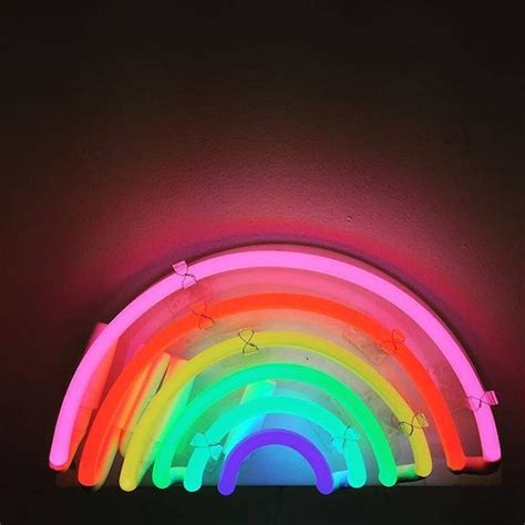 Neon Rainbow Sign Etsy