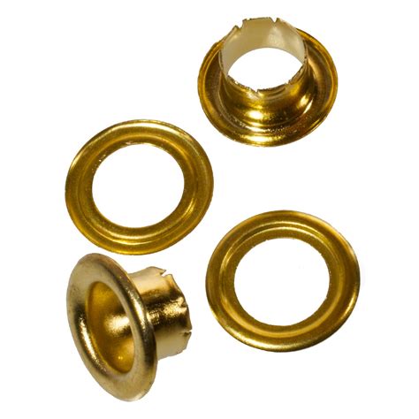 Steel Split Form Eyelets And Brass Rings