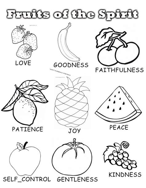 Download this free fruit of the spirit. Pin on Children's Ministry