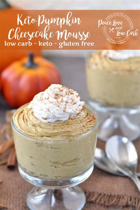 This pumpkin mousse recipe is an easy dessert that will impress everyone. Pin by Joanne Voth on Desserts | Low carb recipes dessert ...