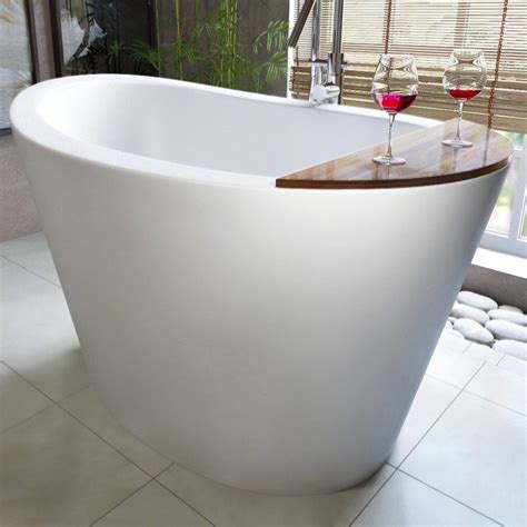 51 japanese inspired deep soaking bathtub. True Ofuro 52" x 36" Freestanding Soaking Bathtub ...
