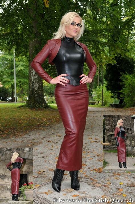 Lederlady Leather Wear Leather Dresses Leather Top Long Leather