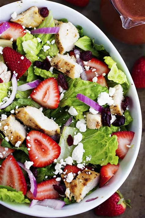 Strawberry Chicken Salad With Strawberry Balsamic Dressing The Recipe