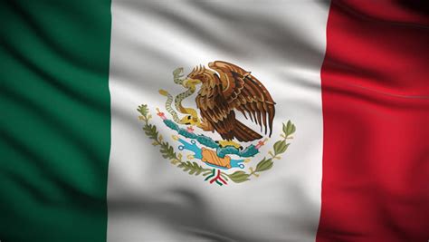 Mexican Flag Stock Footage Video Shutterstock