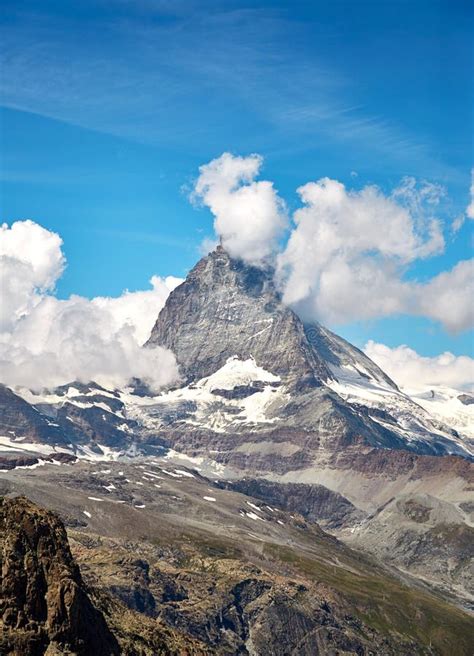 Gornergrat Zermatt Switzerland Matterhorn Stock Image Image Of