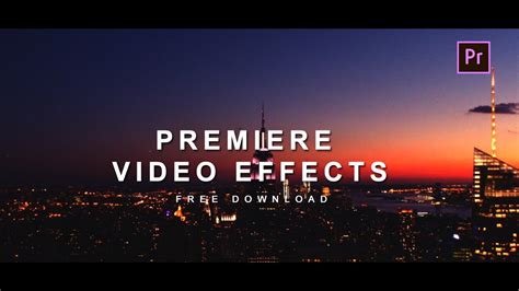 Check this article to know more! Adobe Premiere Video Effects Free Download|2020 - YouTube