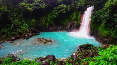Rio Celeste Waterfall Tenorio Volcano National Park Costa Rica Youtube