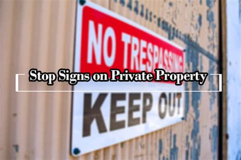 High Quality Custom Private Property Signs