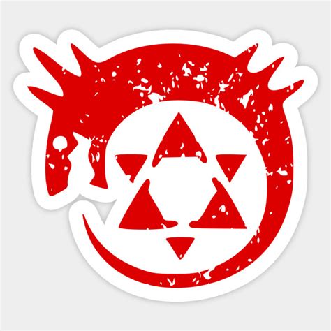 Homunculus Symbol Fullmetal Alchemist Sticker Teepublic