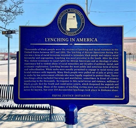 Lynching In America The Lynching Of Bunk Richardson Historical Marker