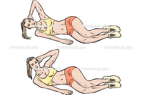 Oblique Floor Crunches