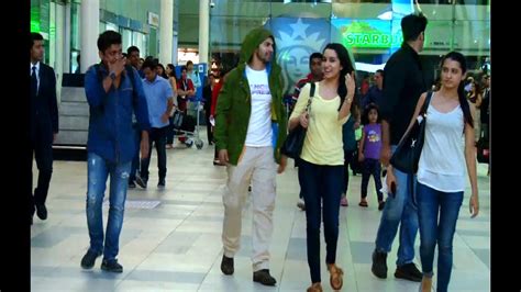 SPOTTED ! Varun Dhawan & Shraddha Kapoor at Mumbai Airport ...