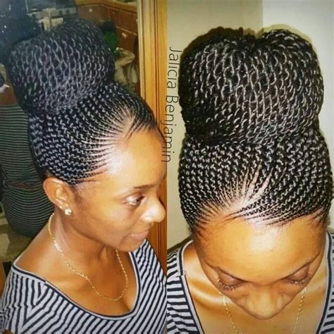 Cornrow hairstyles will most likely never go out of fashion, and it just so happens that they are perfect for people with round faces. 10 Amazing Shuku Ghana Weaving