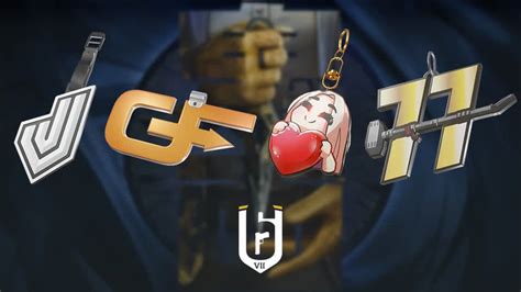 The New R6 Siege Streamer Charms Have Arrived For Year 7 Season 1 — Siegegg