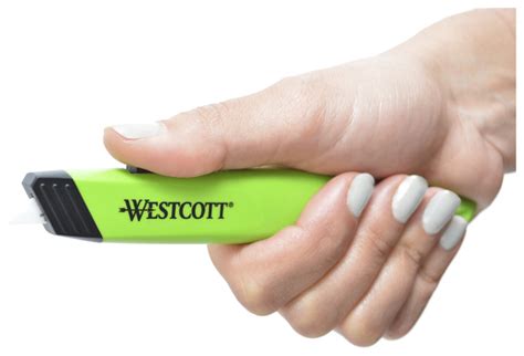 Westcott Safety Blade Ceramic Box Cutter With Replaceable Blade