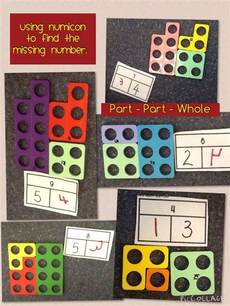 Using Numicon To Understand The Missing Numbers In Partpartwhole