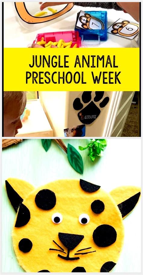 Preschool Jungle Activities | Preschool jungle, Jungle animals