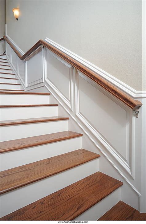 Taking Wainscot Up Stairs Wainscoting Stairs Staircase Design
