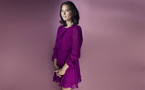 Actress Purple Dress 1080p American Actresses Olivia Munn