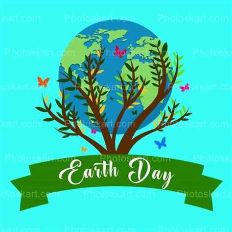 Creative Earth Day Free Vector Image
