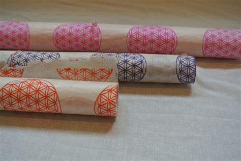 Hemp Tissue Paper Handmade In Nepal Sacred Geometry Etsy