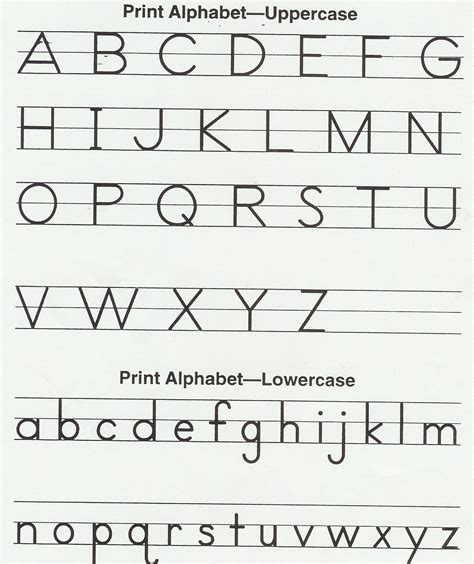 Print out these free worksheets to help your kids learn to recognize and write letters and the alphabet in both lower and upper case. Handwriting | Cavett Kindergarten