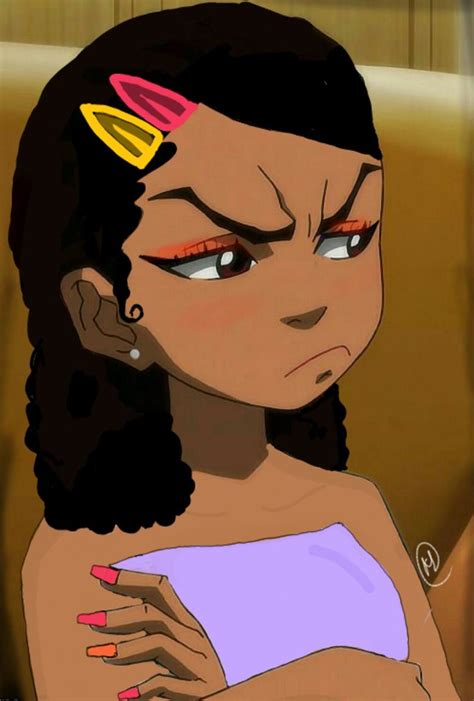 The Boondocks Girl In 2020 Black Girl Cartoon Girl