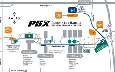 Sky Harbor Terminal 4 Parking Map World Map