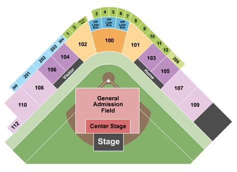 Srp Park Seating Chart And Seat Maps Augusta