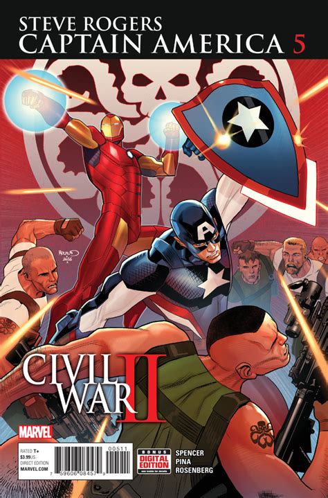 Comic Book Fan And Lover Steve Rogers CapitÁn AmÉrica 5 Marvel Comics