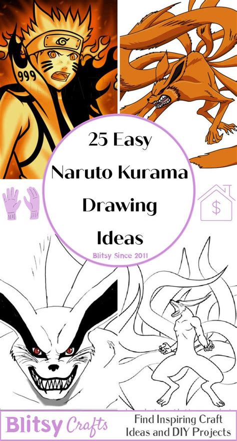 Easy Ideas To Draw Kurama How To Draw Kurama