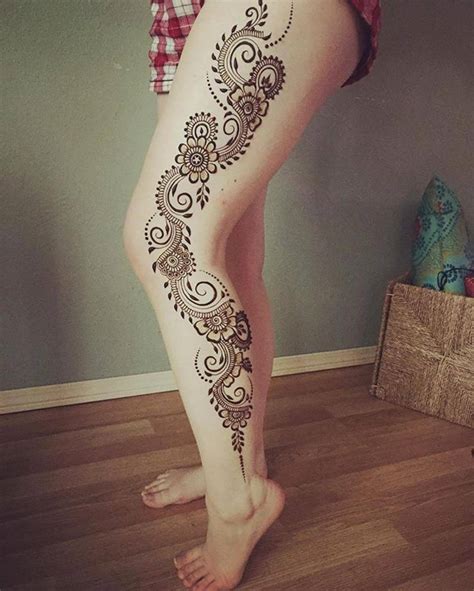 Trending Henna Tattoo Designs For Legs K4 Fashion