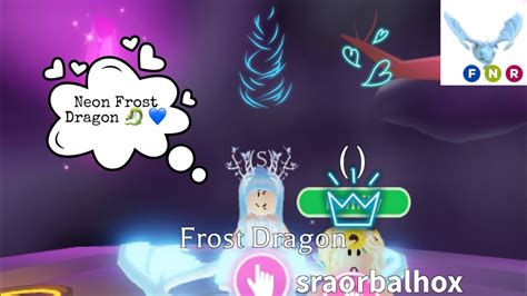 Making Neon Frost Dragon In Adopt Me Roblox Youtube