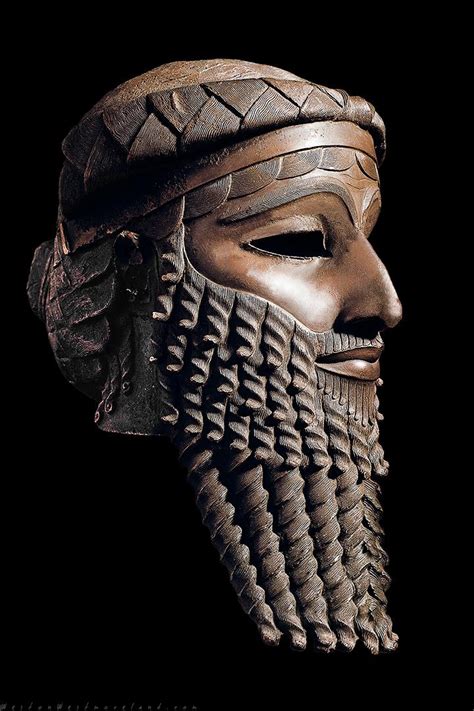 Restoration Of The Bust Of Sargon Of Akkad The Life Size Bronce Bust