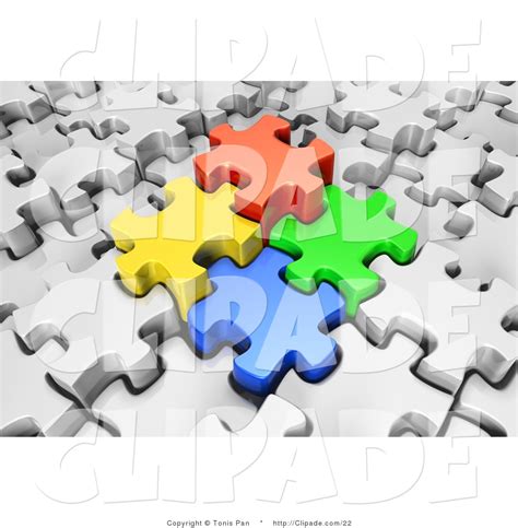 Some of the technologies we use are necessary for critical functions like security and site integrity, account authentication, security and privacy preferences, internal site usage and maintenance data, and to make the site work correctly for browsing and transactions. Clip Art of Four 3d Colored Puzzle Pieces Locking into ...
