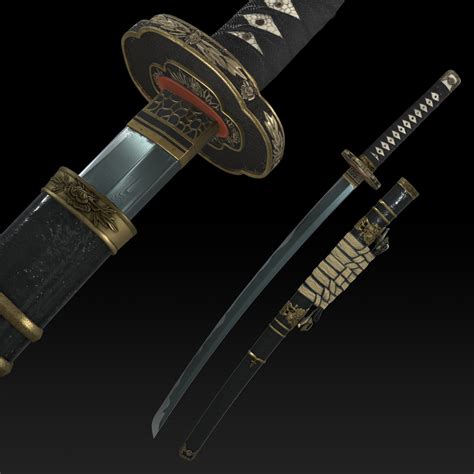 Weapon Katana 3d Turbosquid 1611142