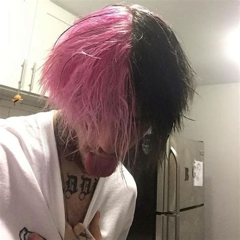 Pin By Karla On Lil Peep Dyed Hair Hair Styles Pink And Black Hair