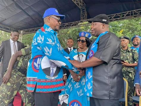 Mutharika Nankhumwa Mend Fences Spotted Sharing Notes At Dpp Rally In