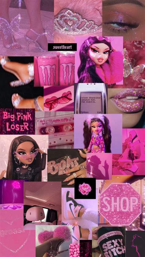 Custom Aesthetic Collage Wallpaper Custom Aesthetic Collage Barbiecore