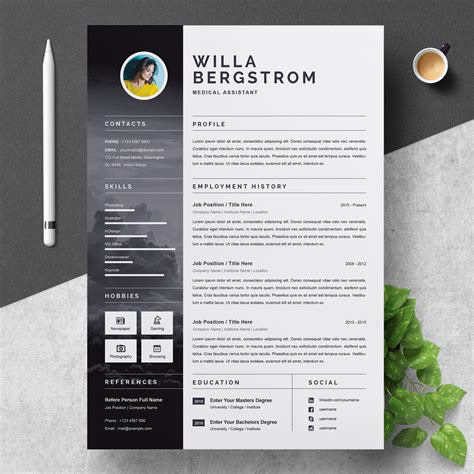 Free resume templates for word are in high demand among job seekers. Resume Template for Medical Assistant - ResumeInventor