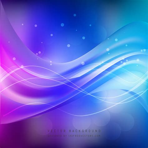 Cobalt Blue Purple Wave Background Design