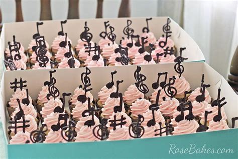 Piano Recital Music Notes Cupcakes Music Note Cupcakes Music Cakes
