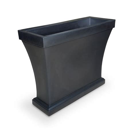 Maybe you would like to learn more about one of these? Mayne Cape Cod 24 in. x 11 in. Black Plastic Planter-4839 ...