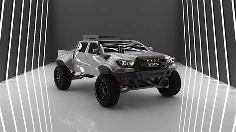 3d Model Toyota Tacoma Widebody Kit Concept Model Vr Ar Low Poly