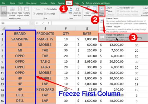 Excel Freeze Worksheet Tab Hot Sex Picture