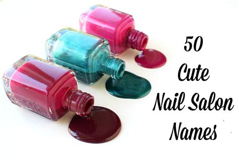 Thanks so much sarah and frank for such a lovely afternoon.… 50 Cute Nail Salon Names | ToughNickel